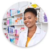 Smiling pharmacist