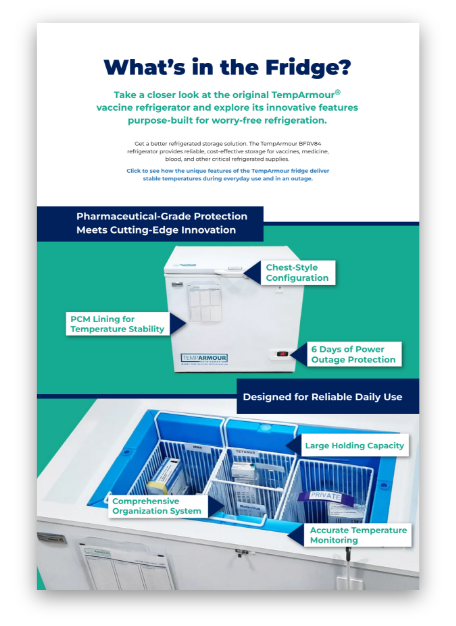 What's in the Fridge? interactive infographic